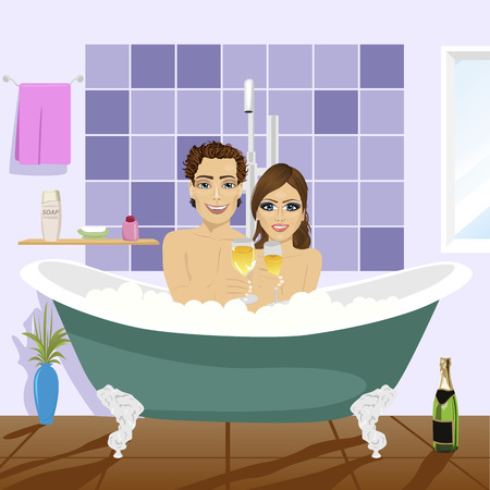 Junges Paar Macht Liebe Im Whirlpool Junges Paar Macht Liebe Im Whirlpool